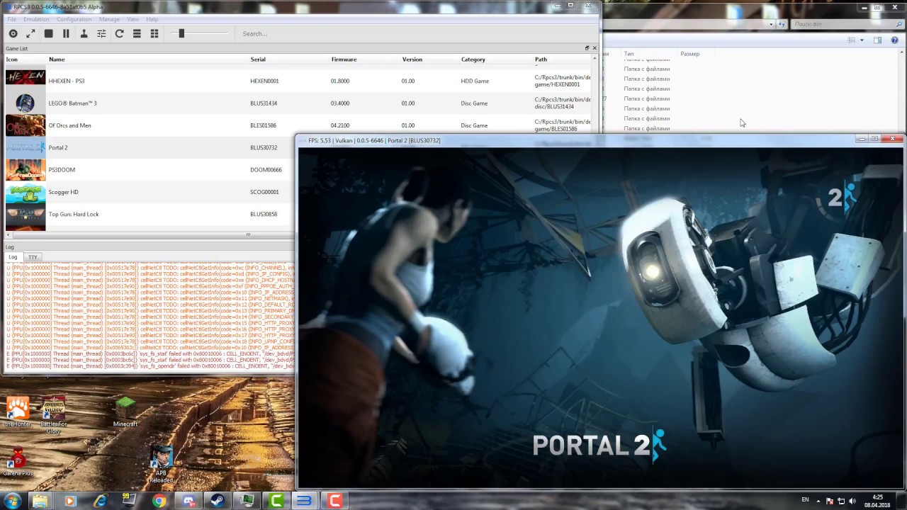 RPCS3 | Portal 2 [BLUS30732] - With LLVM Recompiler Now! - YouTube