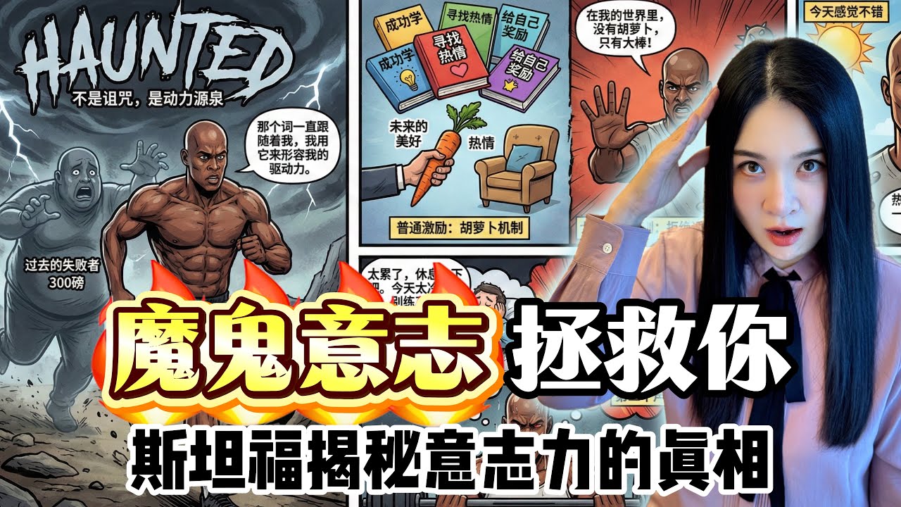 别再寻找心灵鸡汤了！斯坦福研究发现：做“不想做的事”才是进化的关键 (AMCC解析)｜大脑的“意志力肌肉”是如何炼成的？深度解读戈金斯的“药柜”哲学｜快乐会让它萎缩？