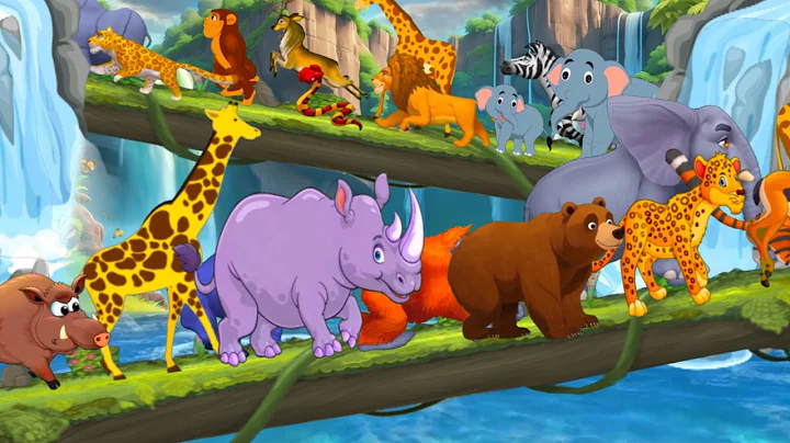 Animal Sounds Song| Wild Animal Names & Sounds For Children| Animals Song For Kids| Babies Song