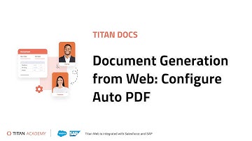 Titan Docs | Document Generation from Web: Configure Auto PDF