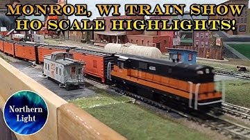 Monroe, WI Train Show - HO Scale Highlights | Iowa Interstate, Milwaukee Road, Japan Rail, & More!