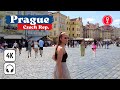 Prague  czech republic  4k walking tour  street walk  city tour