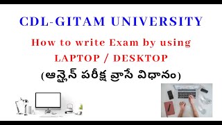 CDL-GITAM'S ONLINE EXAM INSTRUCTIONS [  By using laptop/ Desktop] screenshot 5