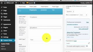 How to translate WordPress sites built with ACF