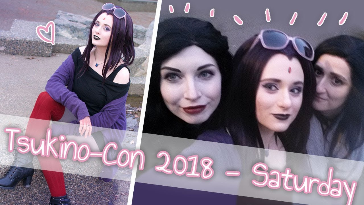 Goth Girl Squad! 💜Tsukino Con 2018 - Saturday | AnyaPanda Vlogs