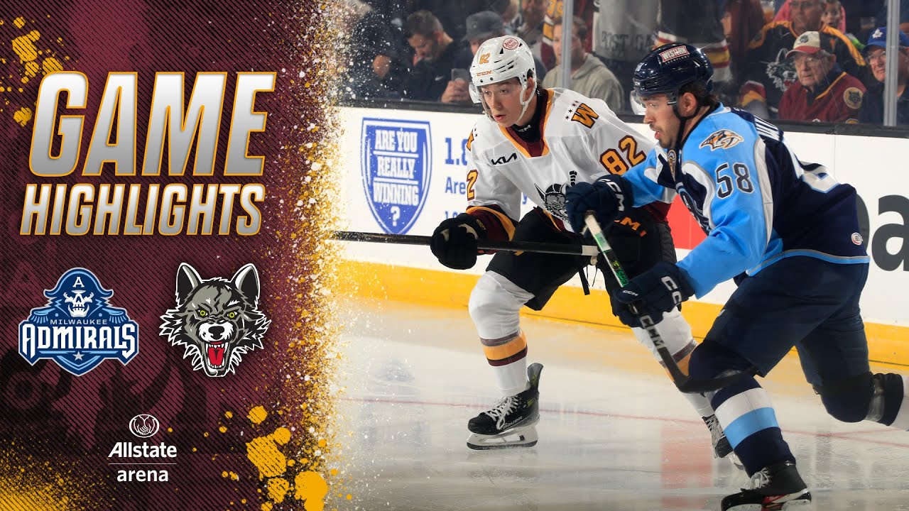 Milwaukee Admirals at Chicago Wolves | Game Highlights | Oct, 12, 2024 ...