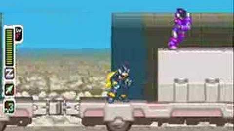 Mega Man Zero 4: Intro stage 100p run (Hard mode)