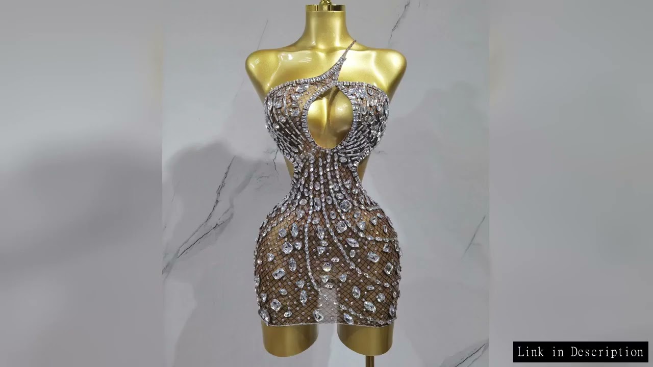 New Arrival Women 2025 Sexy Backless Hollow Out Diamond Evening Prom Gown Birthday Luxury Celebrate