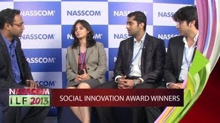 Meet The Social Innovation Award Winners at NASSCOM ILF 2013