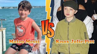 Mateo Messi (Messi's Son) Vs Knox Jolie-Pitt (Angelina Jolie's Son) Transformation  From 00 To 2023