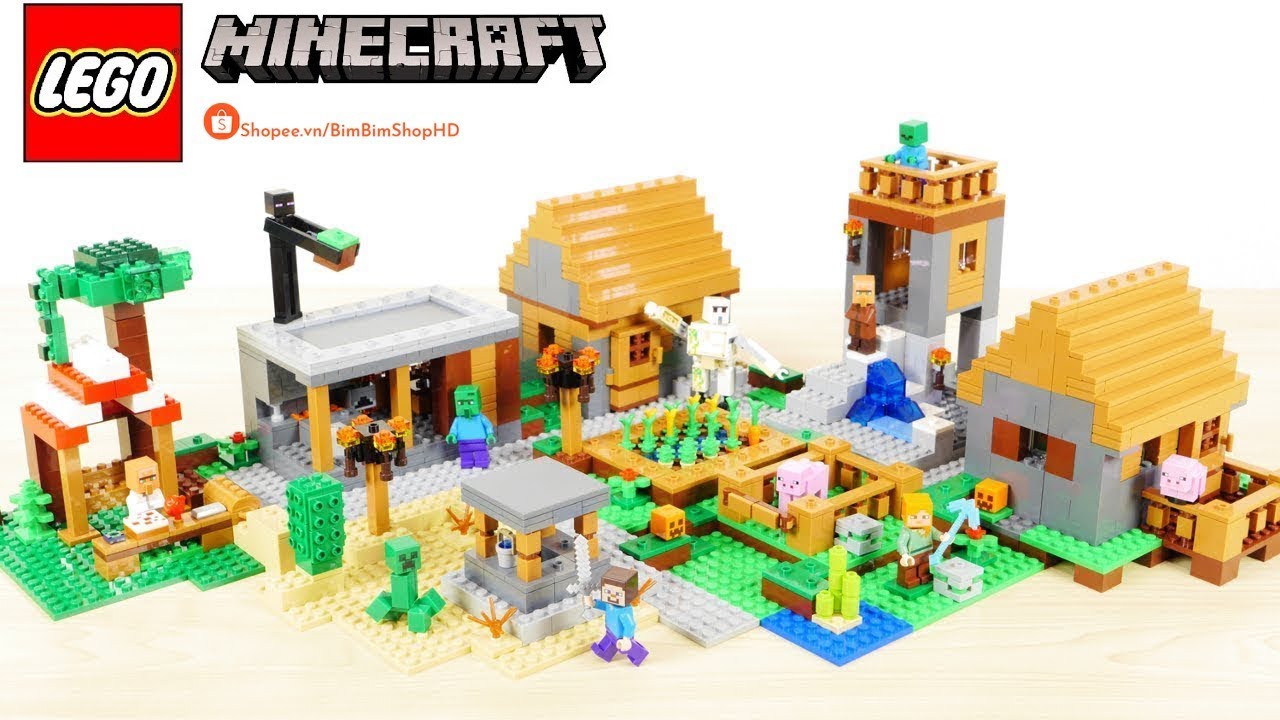 Đồ Chơi Xếp Hình LEGO Minecraft 21128 Lắp Ráp Ngôi Làng | Lego ...