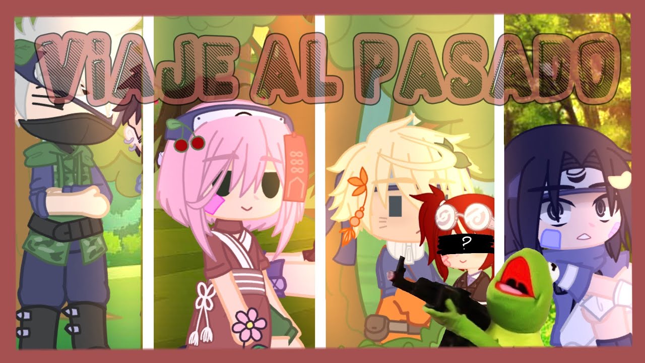 ✨Los hijos del sasunaru y sakuhina viajan al pasado💨¦¦💙🧡/🌸💜¦¦Angie Uzumaki¦¦Gacha club