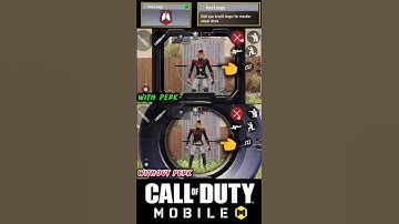 Tutorial About Iron Lungs Perk CODM 🤯Codm Tips And Tricks🔥#shorts #codm #codmobile #callofdutymobile