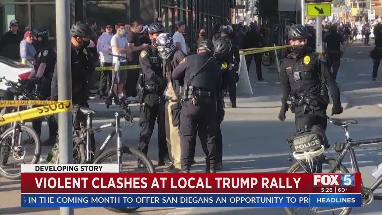 Police Break Up Pacific Beach Protest