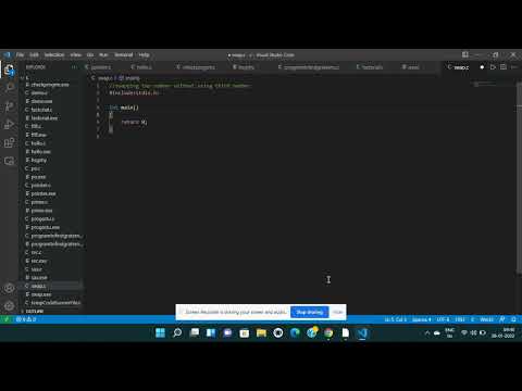 Swapping two number without using third variable in C |  C language exercise| C programing language