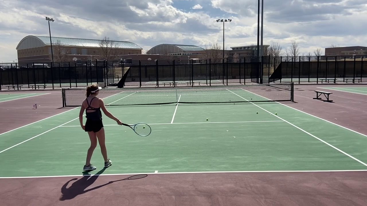 Natalie Sprenger College Tennis Recruiting Video Fall 2021