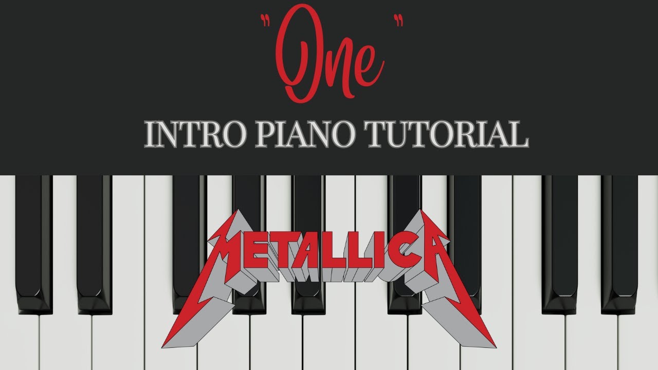 Tutorial piano para principiantes: Intro de One de Metallica. Nivel 1/5 ...