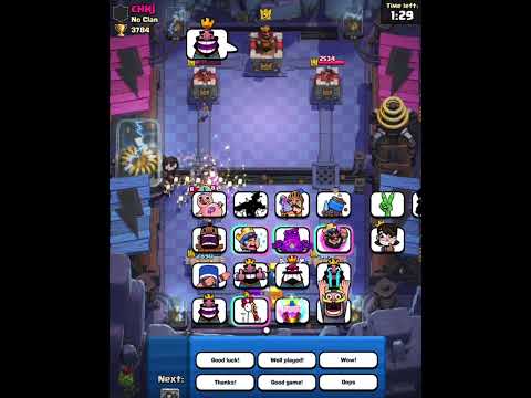 Bro gave up 😭🙏 also join my discord link in comments :D #supercell #gaming #clashroyale