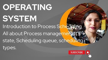 OPERATING SYSTEM --PROCESS SCHEDULING BASICS(IT AND CS  LECTURES)#operatingsystem #PROFNEELAMB