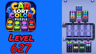 Car Sort Color Puzzle Level 627 Walkthrough