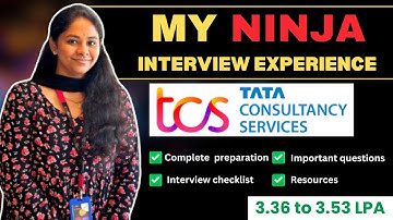 My TCS Ninja interview experience in Tamil 💥 | Complete Interview preparation✅ | TCS Ninja 2025 🥳