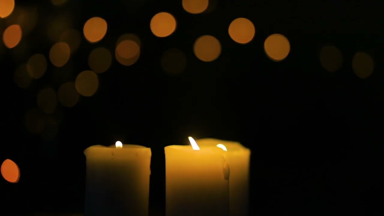Candles 1 Hour Tv Background // no music