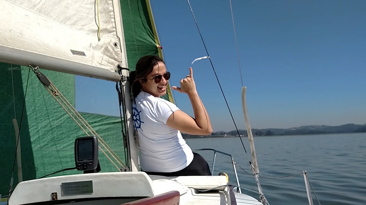 Domingo de Vela na represa Guarapiranga!