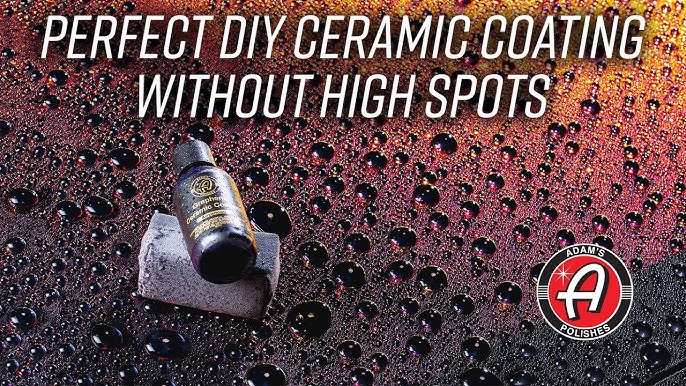 Adam's Polishes Adams UV Paint Ceramic Coating Complete Kit - 9H Ceramic Coating Kit w/UV Flashlight | 5+ Years of Protection | Apply After Car Wash C