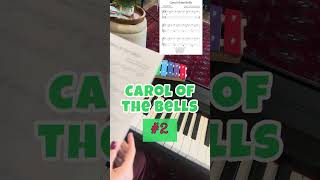 Carol of the Bells - Part 2 - Arr. by Sarah Bonsignore #piano #pianotutorial #holiday #christmas