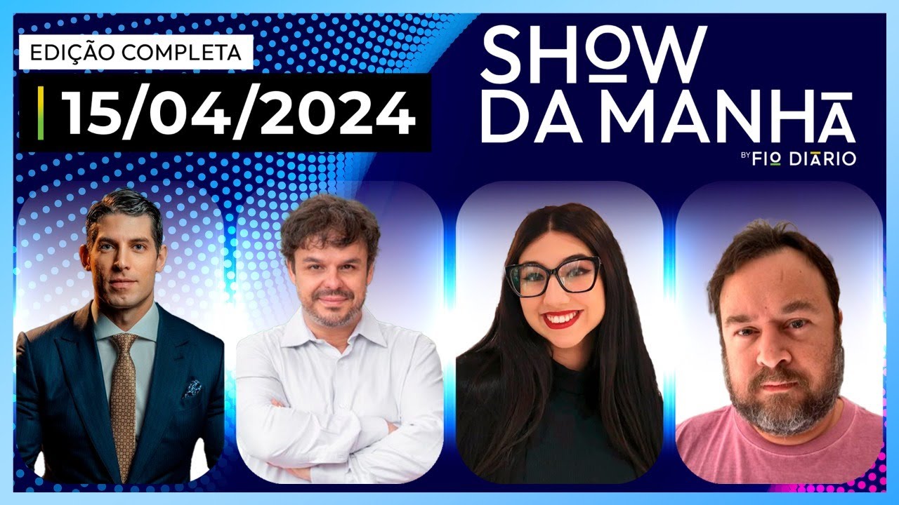 SHOW DA MANHÃ COM MARCO ANTÔNIO COSTA, ADRILLES JORGE, EDUARDA CAMPOPIANO E FLAVIO GORDON 15/04/2024