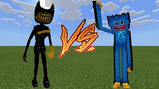 Bendy Vs Huggy Wuggy In Minecraft