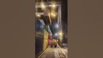 NICT NIGHT TIME #jnpt #container #export #vlog #travel #country #2025 #viralshorts