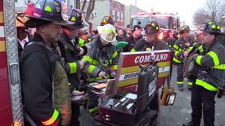 Two Firefighters Injured at 3 Alarm Multi Structure Fire - BRONX