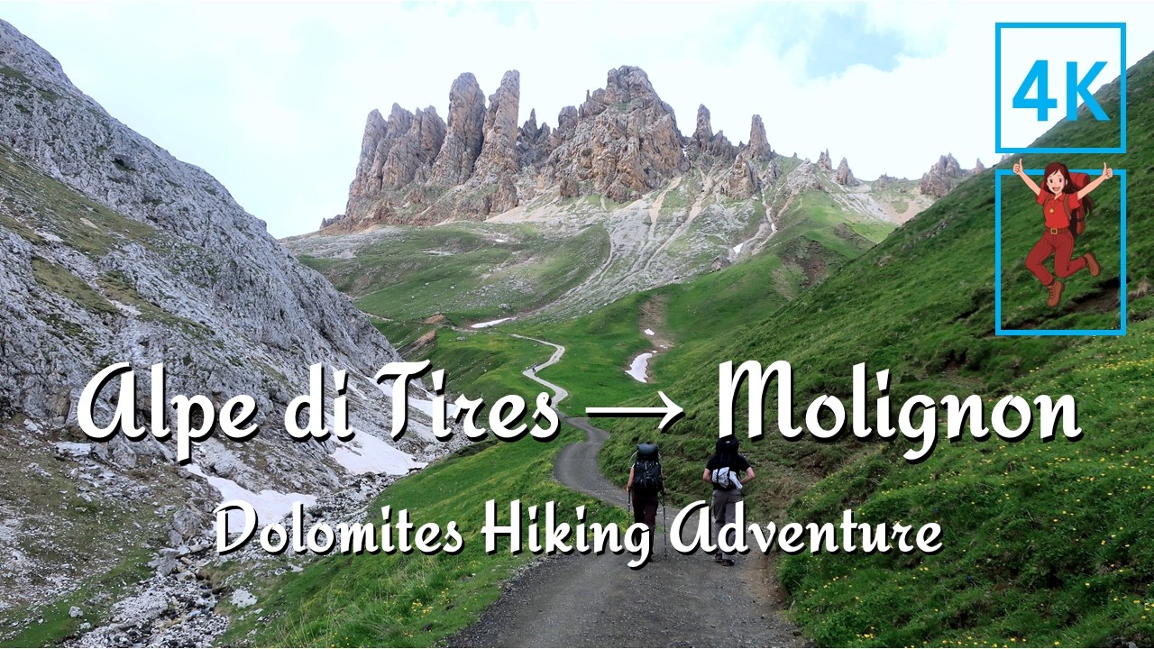 🇮🇹 Dolomites Hike | From Rifugio Alpe di Tires to Rifugio Molignon | Wildflower Meadows & Epic Views