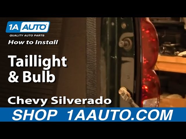 How To Replace Tail Lights 04 06 Chevy Silverado 1500 1a Auto