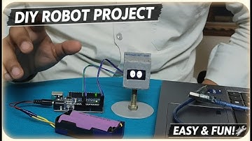 DIY Arduino Robot with Blinking OLED Eyes | Step-by-Step Tutorial | I Built cute PVC Pipe robot