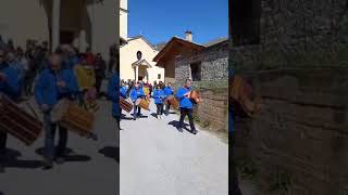 Macra Val Maire Piémont Festa De La San Marcelin 2024 Procession Lo Cèpon