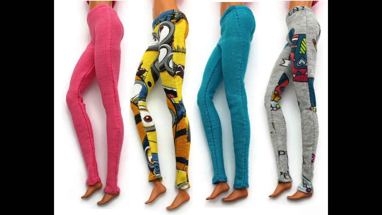DIY Miniature Craft - Mini Doll Clothes Leggings Pants