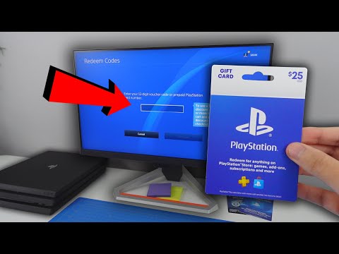 How To REDEEM PLAYSTATION GIFT CARD On PS4 EASY METHOD