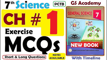 Exercise MCQs Short & Long Q/A, Chapter 1, Plant System, 7th General Science SNC 2022, GS Academy,