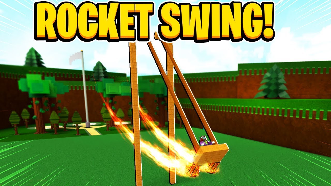 ROCKET POWERED SWING In Build A Boat For Treasure In ...