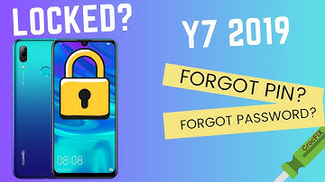 Huawei Y7 2019 Locked? Remove screen lock / password / pin / factory reset