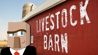 In the real world, a large portion of livestock animals are kept in some sort of barn. In this video, I