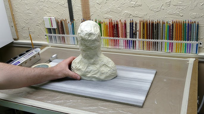 Painting an AIR DRY clay sculpture with ACRYLIC paint: Airbrush and  Hand-Painting Techniques 
