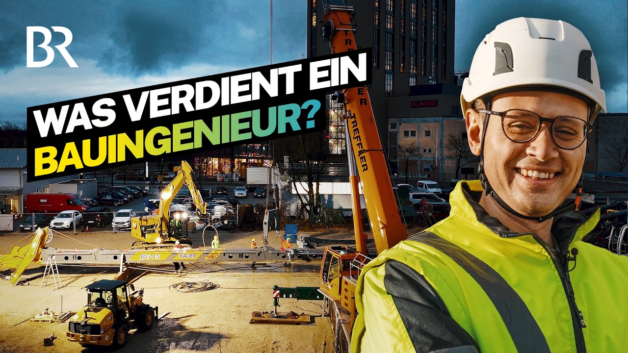 Er plant Baustellen: So viel verdient ein Bauleiter im Spezialtiefbau | Lohnt sich das? | BR