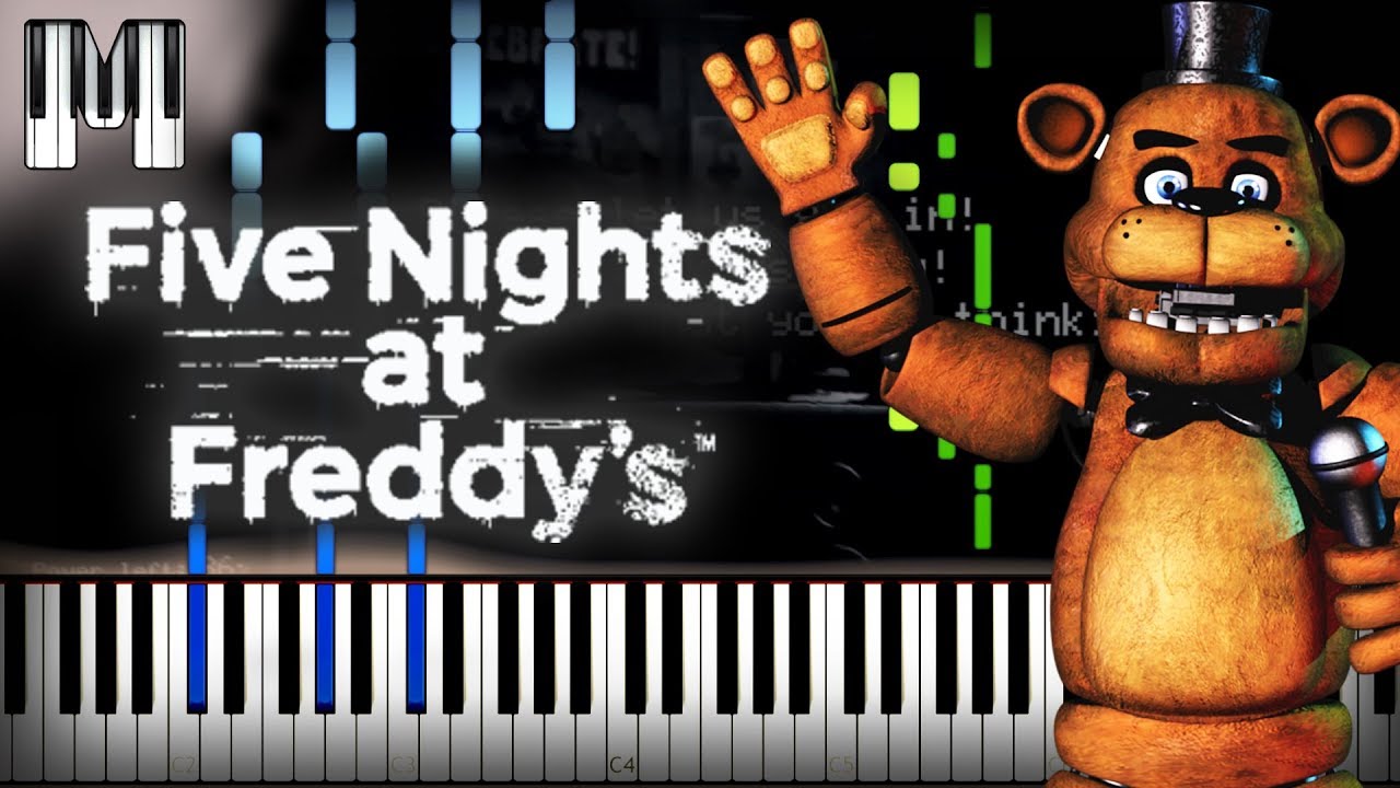 Five Nights at Freddy's 1 Song (The Living Tombstone) Organ Cover Sheet  music for Organ (Solo)