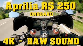 Aprilia RS 250 Onboard | RAW Sound [4k 60fps]