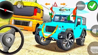 Modified Mahindra Thar😈Games:Indian Desi Sky  Thar (Gadi Wala Games) Car Game Android Game - #2026