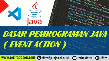 Belajar Dasar Pemrograman Java #14 | Event/Action Program Dengan Graphical User Interface (GUI)