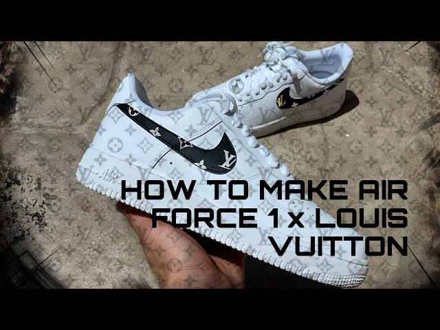 Louis Vuitton Drip AF1💧 [Video]  Custom shoes diy, Custom sneakers diy,  Nike air shoes